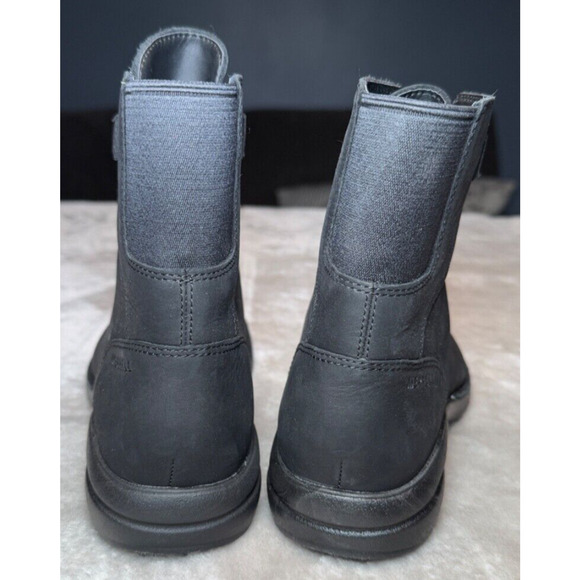 Merrell Andover Mid Black Leather Dry Waterproof Boots J17626 Womens Size 6.5 - Picture 5 of 8